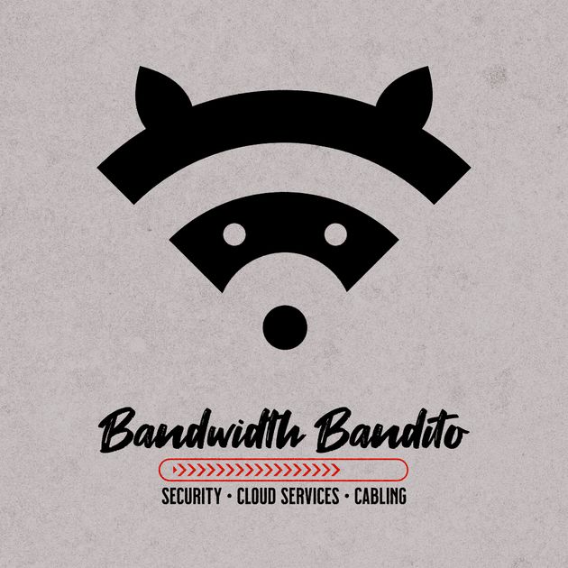 Bandwidth Bandito Logo Design Template — Customize it in Kittl