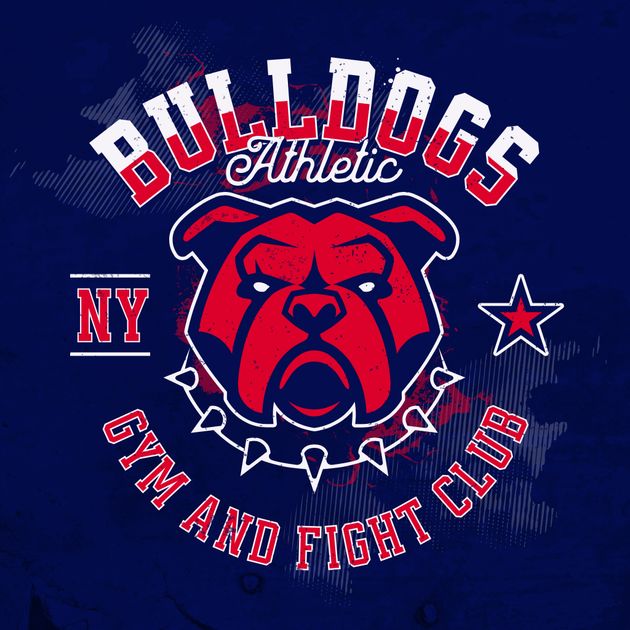 Bulldogs Athletic - Sports Apparel T-Shirt Design Template — Customize ...