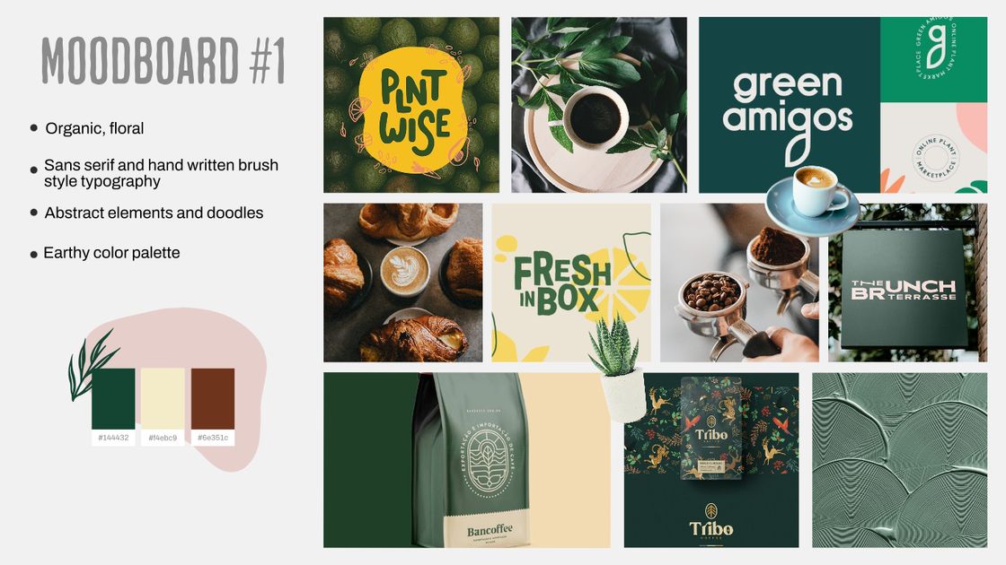 Coffee Shop Mood Board null Design Template — Customize it in Kittl