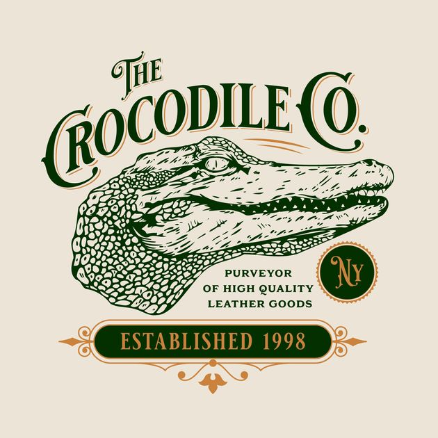 Crocodile Co. - Wild Animal T-Shirt Design Template — Customize it in Kittl