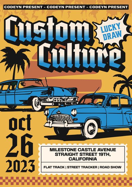 Custom Culture Event Poster Poster Design Template — Customize it in Kittl