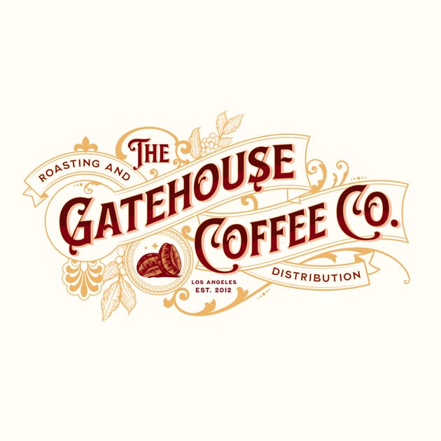 Gatehouse Coffee Co. - Roasting and Distribution Logo Design Template ...