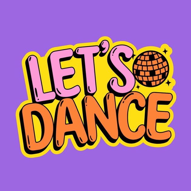 Retro Disco Dancing Sticker