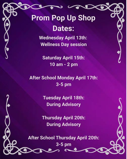Prom pop up shop poster fancy Poster Design Template — Customize it in ...