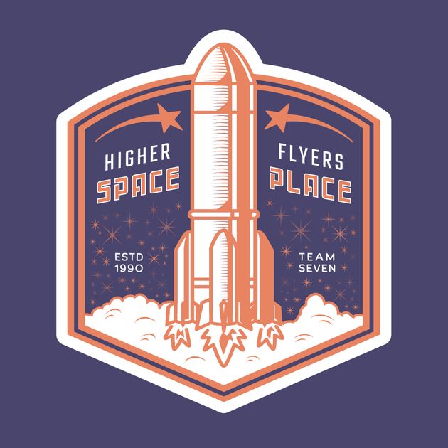 Space Place Rocket - Space Travel Logo Design Template — Customize it ...