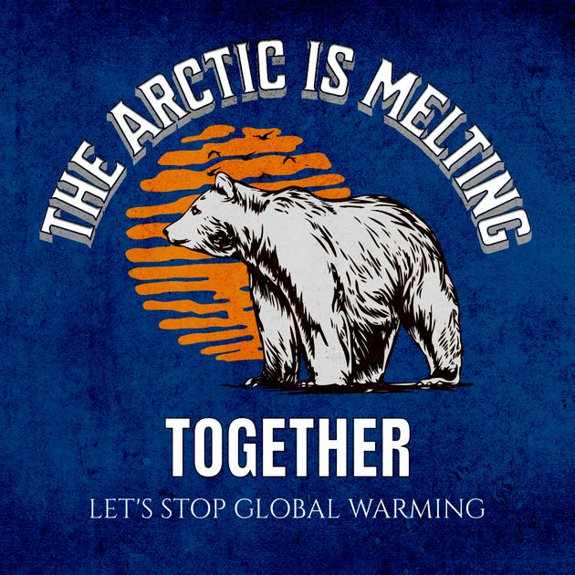 Stop Global Warming Poster Design Template — Customize it in Kittl
