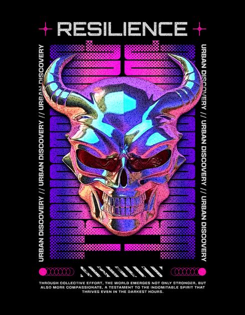 Transcending T-Shirt Design Template — Customize it in Kittl