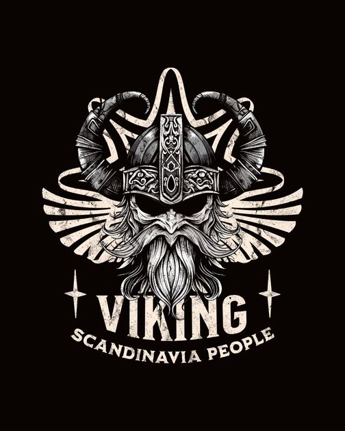 Viking T-Shirt Design Template — Customize it in Kittl