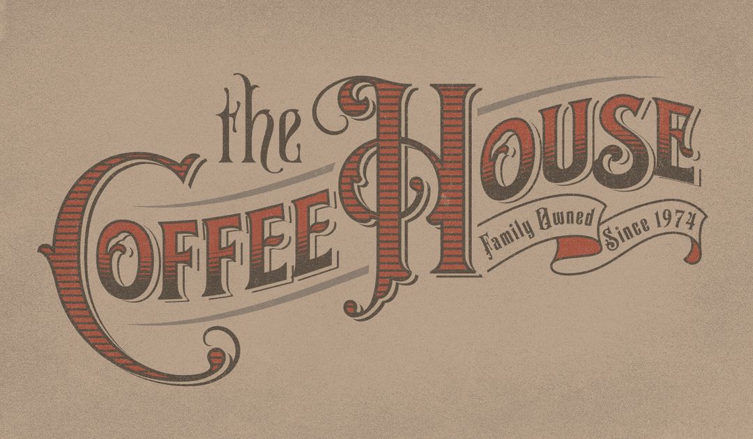 Vintage Coffee Shop Logo Design Template — Customize it in Kittl