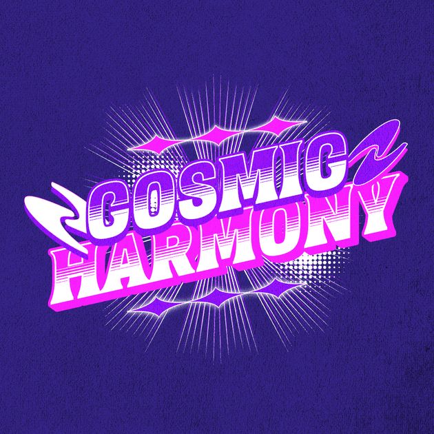 Y2K Cosmic Harmony Logo Design Template — Customize it in Kittl