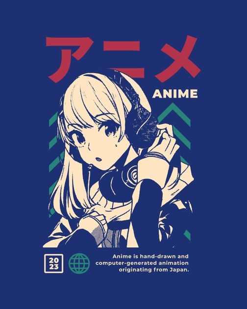Anime Girl T Shirt - Tomodachi Tee By Imouri