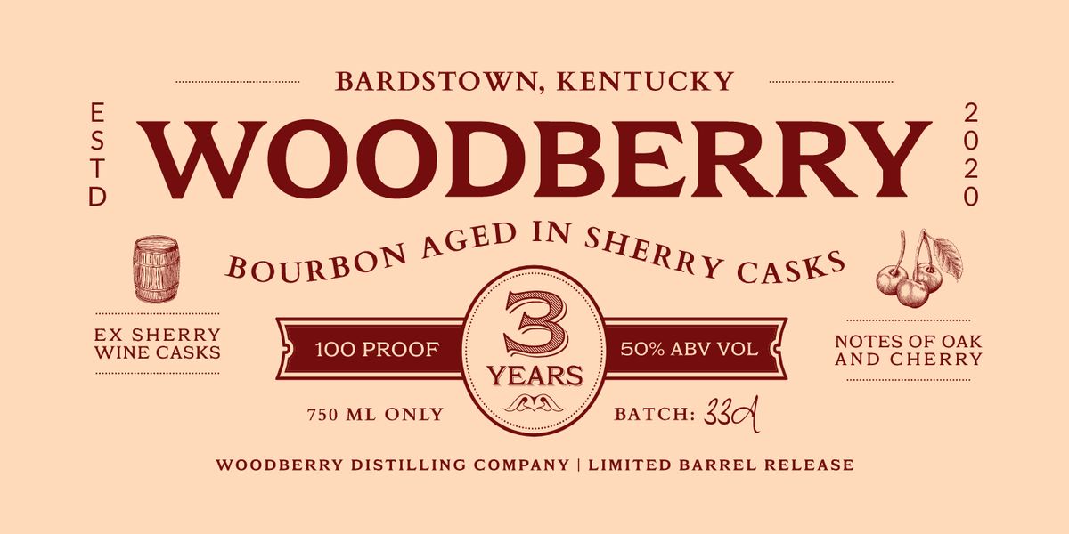 Woodberry Bourbon Whiskey Label Label Design Template — Customize it in ...