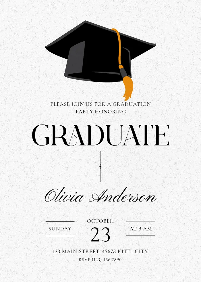 Making Graduation Invitations Free Graduation Invitation Maker: Create